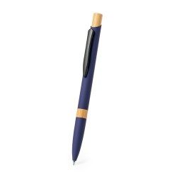 Stylo Éco-responsable en Aluminium et Bambou Personnalisé - Lantasker Matières : bambou Couleurs : rouge marquage couleur éclata