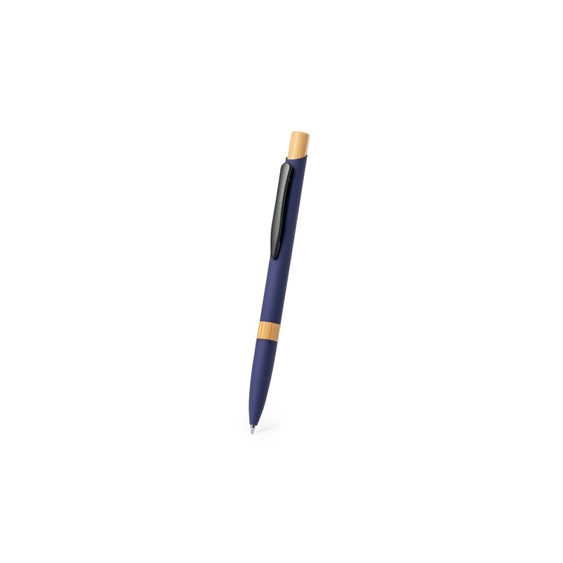 Stylo Éco-responsable en Aluminium et Bambou Personnalisé - Lantasker Matières : bambou Couleurs : rouge marquage couleur éclata