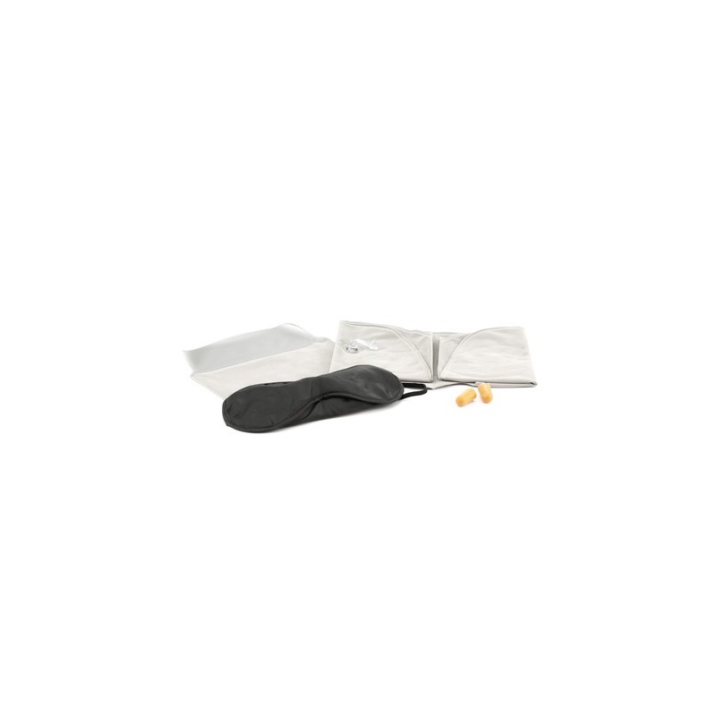 Set Voyage Personnalisé Pas Cher - Plonet Matières : microfibre Couleurs : noir cadeau client original