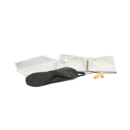 Set Voyage Personnalisé Pas Cher - Plonet Matières : microfibre Couleurs : noir cadeau client original