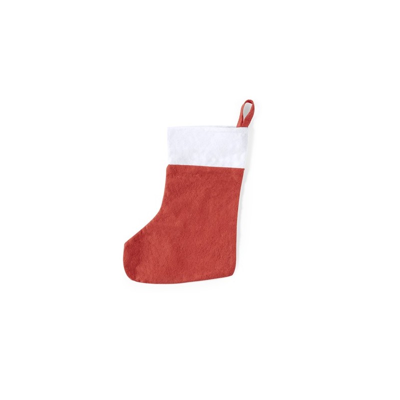 Chaussette Personnalisée de Noël Saspi Matières : polyester Couleurs : rouge