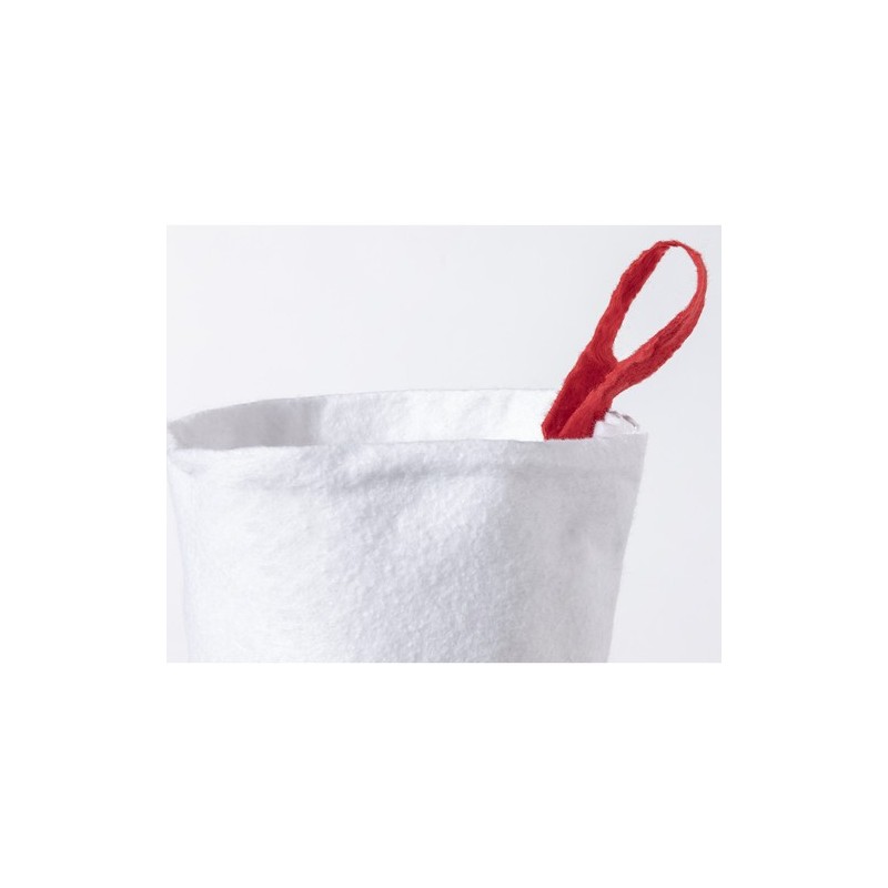 Chaussette Personnalisée de Noël Saspi Matières : polyester Couleurs : rouge cadeau entreprise pas cher