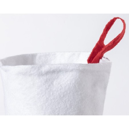 Chaussette Personnalisée de Noël Saspi Matières : polyester Couleurs : rouge cadeau entreprise pas cher