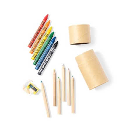 Set de fournitures scolaires personnalisées s pas cher Pixi Matières : carton recyclé cadeau client original