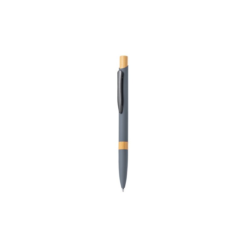 Stylo Éco-responsable en Aluminium et Bambou Personnalisé - Lantasker Matières : bambou Couleurs : blanc marquage laser ultra pr