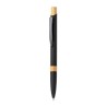 Stylo Éco-responsable en Aluminium et Bambou Personnalisé - Lantasker Matières : bambou Couleurs : bleu marine personnalisation 