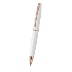 Stylo Personnalisé Blanc Calais à Prix Abordable Matières : métal Couleurs : blanc cadeau entreprise pas cher