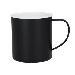 Tasse personnalisée pas chère Mayfer Couleurs : noir Matières : polypropylène (PP) recyclé