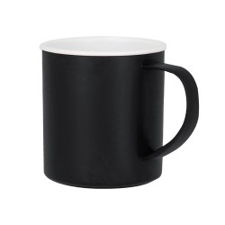 Tasse personnalisée pas chère Mayfer Couleurs : blanc Matières : polypropylène (PP) recyclé cadeau collaborateur premium