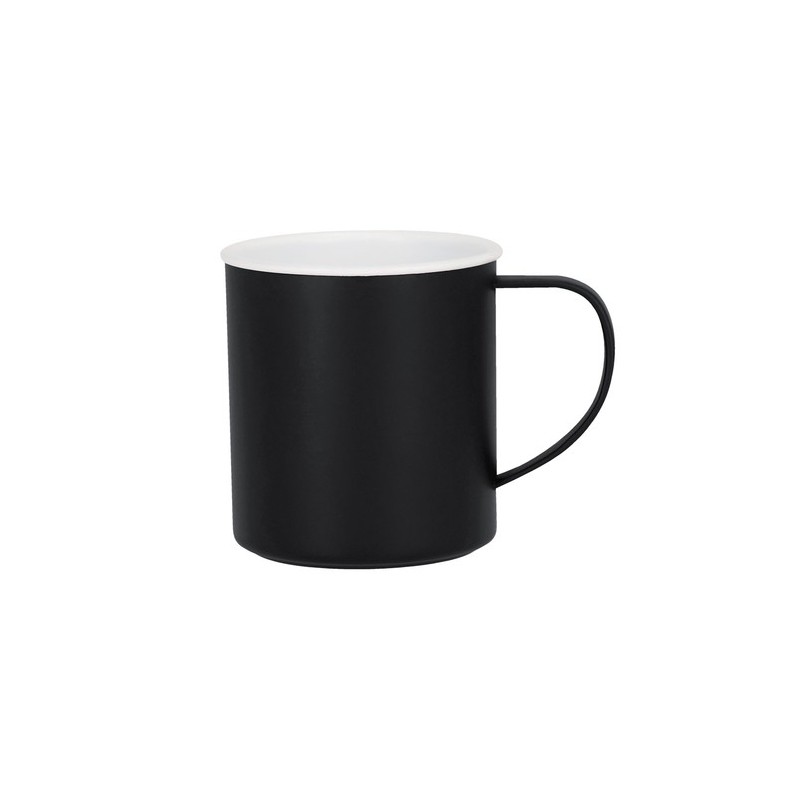 Tasse personnalisée pas chère Mayfer Couleurs : blanc Matières : polypropylène (PP) recyclé impression logo haute qualité