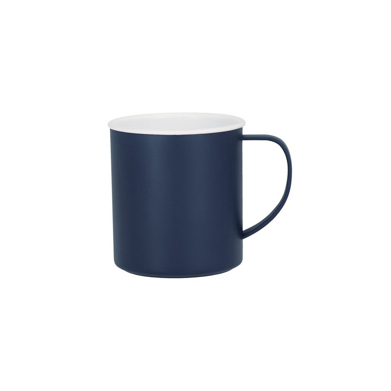 Tasse personnalisée pas chère Mayfer Couleurs : blanc Matières : polypropylène (PP) recyclé marquage couleur éclatante