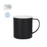 Tasse personnalisée pas chère Mayfer Couleurs : bleu marine Matières : polypropylène (PP) recyclé marquage laser ultra précis