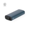 Power Bank  personnalisé pas cher Hampton Matières : aluminium recyclé  Couleurs : noir marquage laser ultra précis