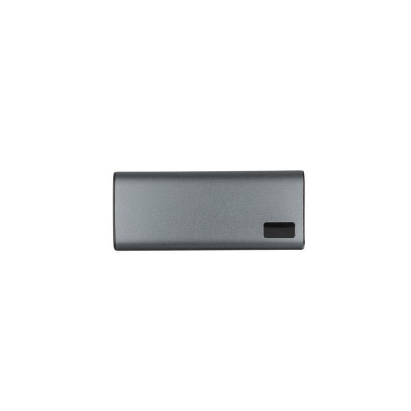 Power Bank  personnalisé pas cher Hampton Matières : aluminium recyclé  Couleurs : bleu objet publicitaire robuste
