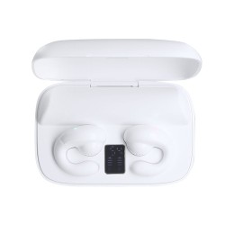 Écouteurs personnalisés Power Bank s Haxel pas cher Couleurs : blanc impression haute définition