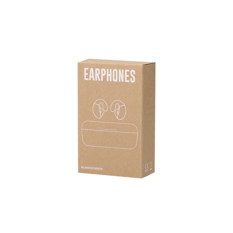 Écouteurs personnalisés Power Bank s Haxel pas cher Couleurs : blanc personnalisation sur mesure