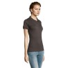 Polo polycoton personnalisé pour femme - PRIME Matières : PET Taille textile : 3XL Couleurs : gris foncé goodies entreprise desi