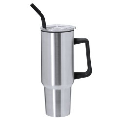 Tasse thermique personnalisée pas cher Lansin Matières : acier inoxydable Couleurs : argenté