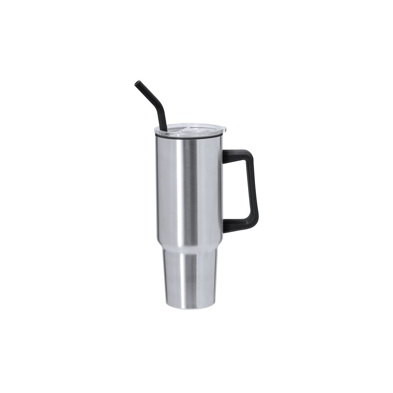 Tasse thermique personnalisée pas cher Lansin Matières : acier inoxydable Couleurs : argenté