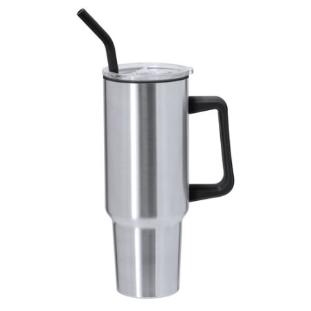 Tasse thermique personnalisée pas cher Lansin Matières : acier inoxydable Couleurs : argenté