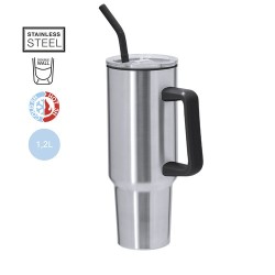 Tasse thermique personnalisée pas cher Lansin Matières : acier inoxydable Couleurs : argenté 2