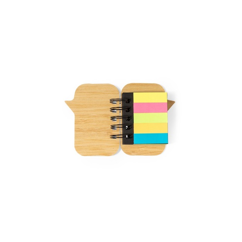 Bloc Notes Adhésif Éco-responsable Personnalisé - Mabur Matières : bambou personnalisable avec votre logo