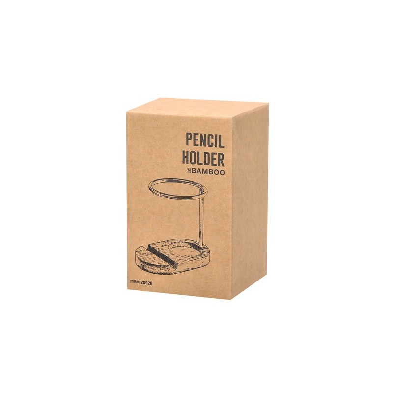Porte-Crayons Support Personnalisé Éco-responsable Furik Matières : bambou marquage laser ultra précis