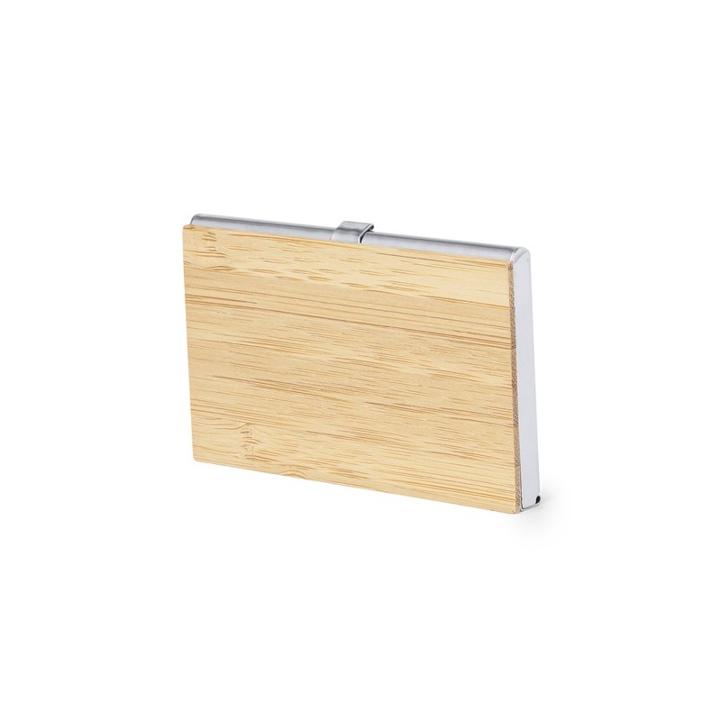 Porte-Cartes Eltanin en Bambou Élégant