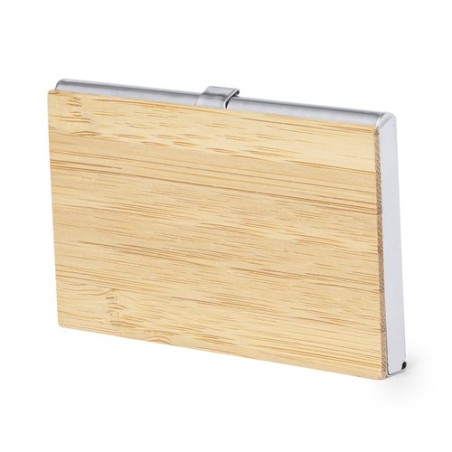 Porte-Cartes Eltanin en Bambou Élégant
