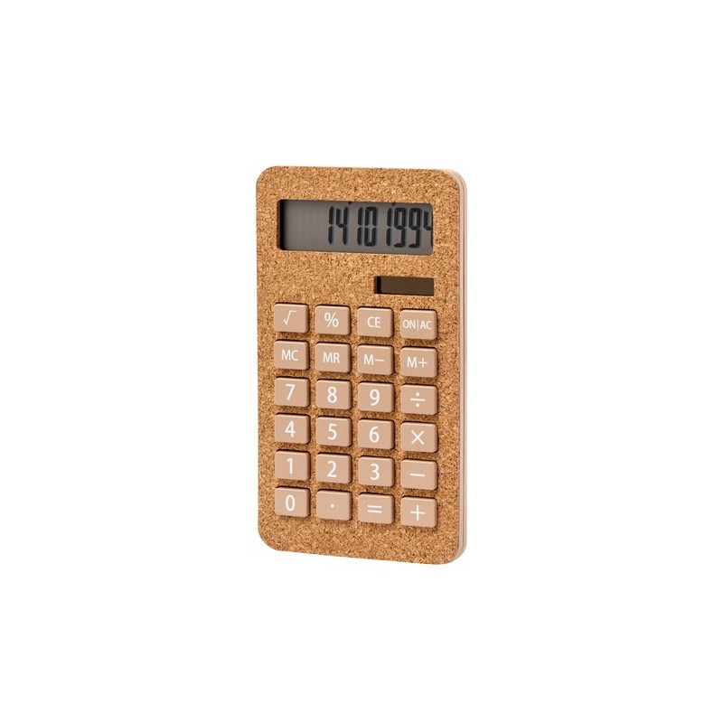 Calculatrice Éco-responsable Pratique Personnalisée pas cher - Seste Matières : liège cadeau entreprise pas cher