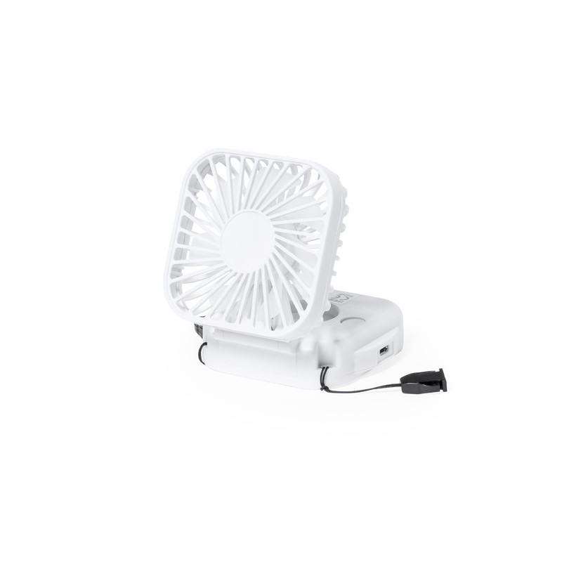 Ventilateur Portable Personnalisé Idéal pour l'Été à Prix Abordable - Benard Couleurs : blanc cadeau entreprise pas cher