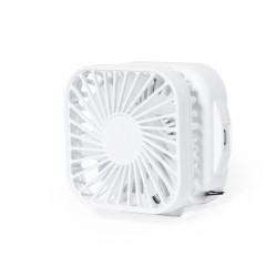 Ventilateur Portable Personnalisé Idéal pour l'Été à Prix Abordable - Benard Couleurs : blanc impression haute définition