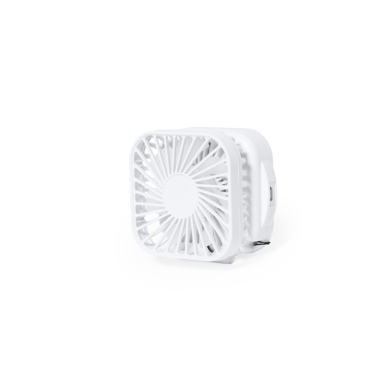 Ventilateur Portable Personnalisé Idéal pour l'Été à Prix Abordable - Benard Couleurs : blanc impression haute définition