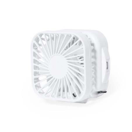 Ventilateur Portable Personnalisé Idéal pour l'Été à Prix Abordable - Benard Couleurs : blanc impression haute définition