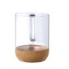 Tasse Personnalisable en Verre Saryne Matières : liège Couleurs : noir cadeau client original