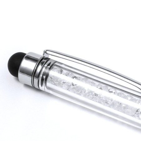 Stylet Éco-responsable Pointeur Personnalisé Bille Loev Matières : bambou Couleurs : blanc goodies publicitaire événementiel