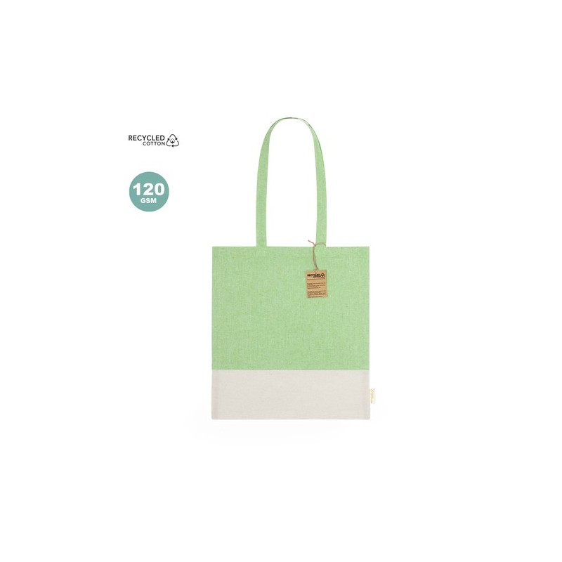 Sac Éco-responsable Pratique Personnalisé à Prix Bas Skadi Matières : coton recyclé Couleurs : bleu cadeau collaborateur premium