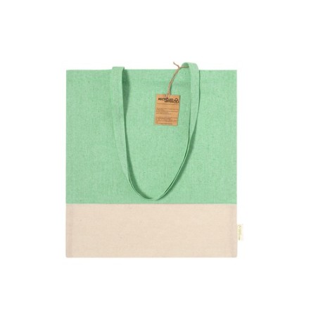 Sac Éco-responsable Pratique Personnalisé à Prix Bas Skadi Matières : coton recyclé Couleurs : bleu objet promo petit budget