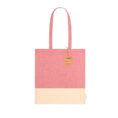 Sac Éco-responsable Pratique Personnalisé à Prix Bas Skadi Matières : coton recyclé Couleurs : rouge goodies publicitaire événem