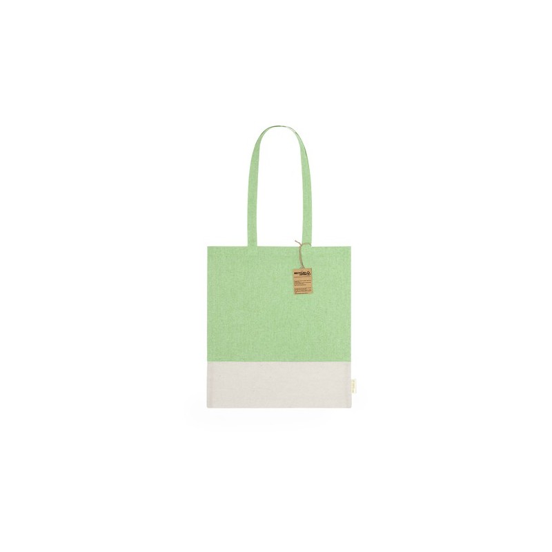 Sac Éco-responsable Pratique Personnalisé à Prix Bas Skadi Matières : coton recyclé Couleurs : vert cadeau entreprise pas cher