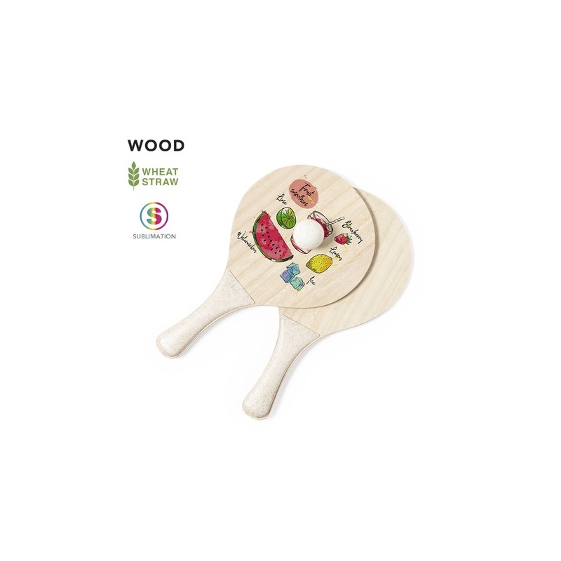 Raquette Plage Sublimation Zaxia - Personnalisez vos Jeux