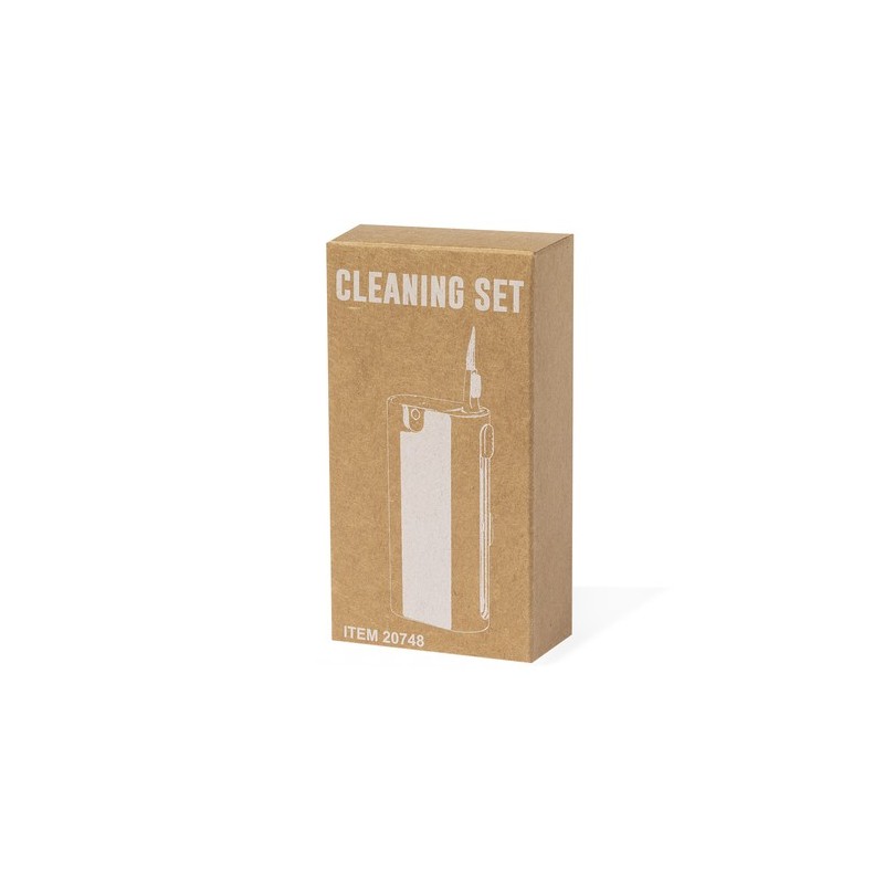 Set d'Accessoires de Nettoyage Personnalisé Informatique Tousend pas cher Couleurs : blanc cadeau collaborateur premium