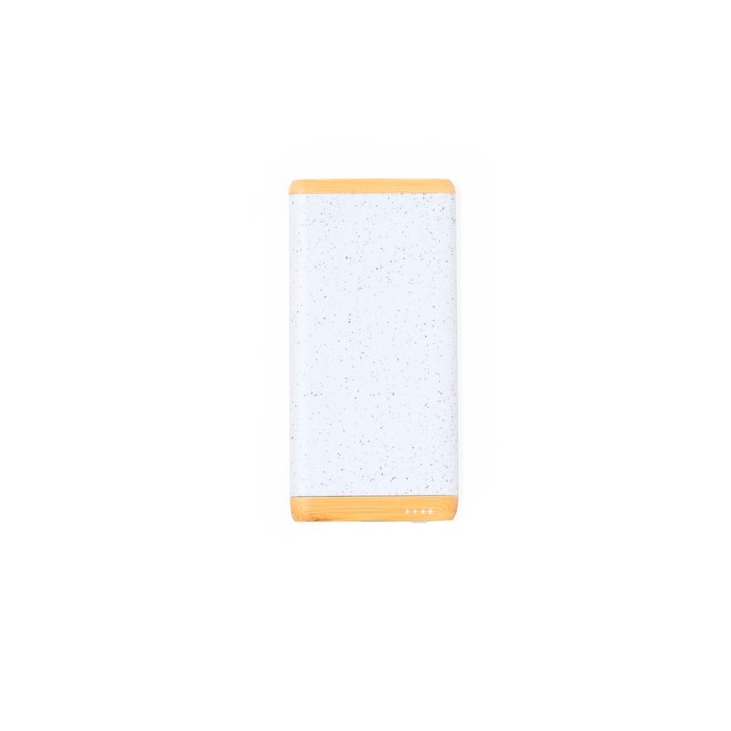 Power Bank Éco-responsable 20 000 mAh Personnalisé Golblum Pas Cher Matières : ABS Couleurs : blanc