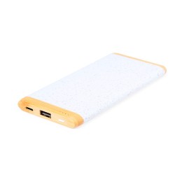 Power Bank Éco-responsable 20 000 mAh Personnalisé Golblum Pas Cher Matières : ABS Couleurs : blanc cadeau entreprise pas cher