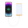 Power Bank Éco-responsable 20 000 mAh Personnalisé Golblum Pas Cher Matières : ABS Couleurs : blanc goodies publicitaire événeme