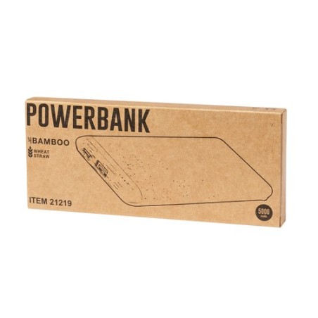 Power Bank Éco-responsable 20 000 mAh Personnalisé Golblum Pas Cher Matières : ABS Couleurs : blanc marquage laser ultra précis