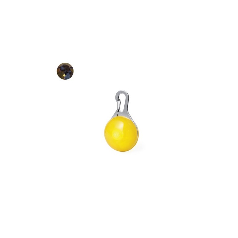Lumière de sécurité personnalisée pour animaux de compagnie - Kirix Couleurs : jaune personnalisable avec votre logo