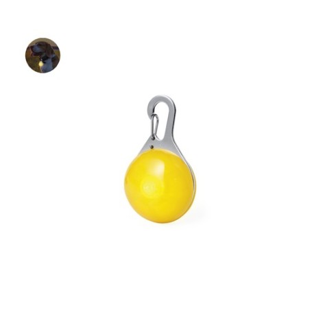 Lumière de sécurité personnalisée pour animaux de compagnie - Kirix Couleurs : jaune personnalisable avec votre logo