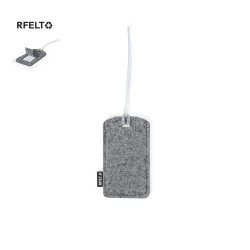 Identificateur Éco-responsable pour Valise - Filip Matières : PET recyclé Couleurs : gris 2