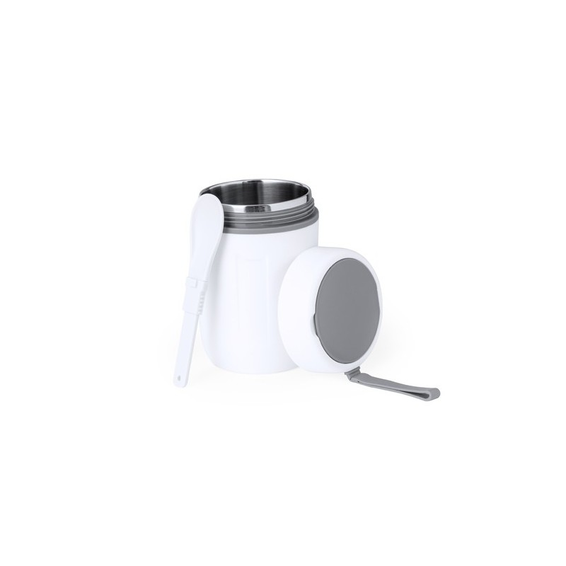 Gamelle Personnalisable Éco-responsable Boîte à Déjeuner Reuteman Matières : acier inoxydable Couleurs : blanc